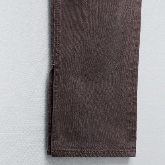 ZARA NWT 90s Split Hem Jeans - Picture 4 of 4